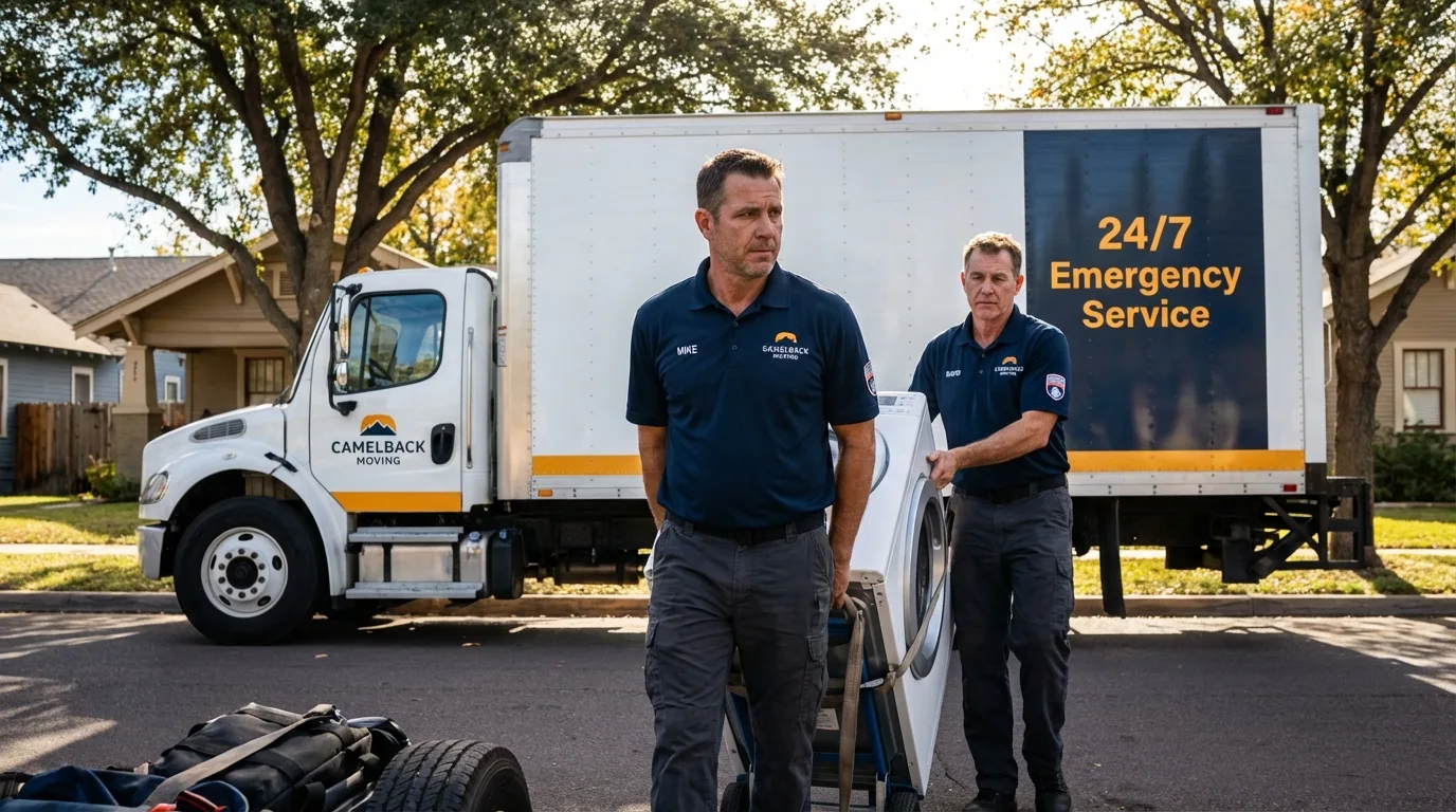 CamelBack Moving crew loading furniture in Centreville, AL